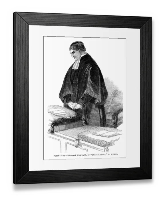 Framed Print : William Whewell Framed Print : William Whewell
