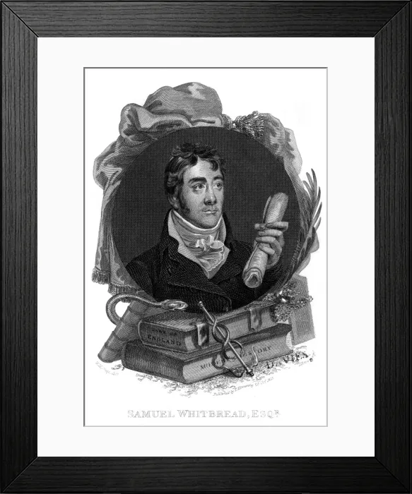 Framed Print : Samuel Whitbread Framed Print : Samuel Whitbread
