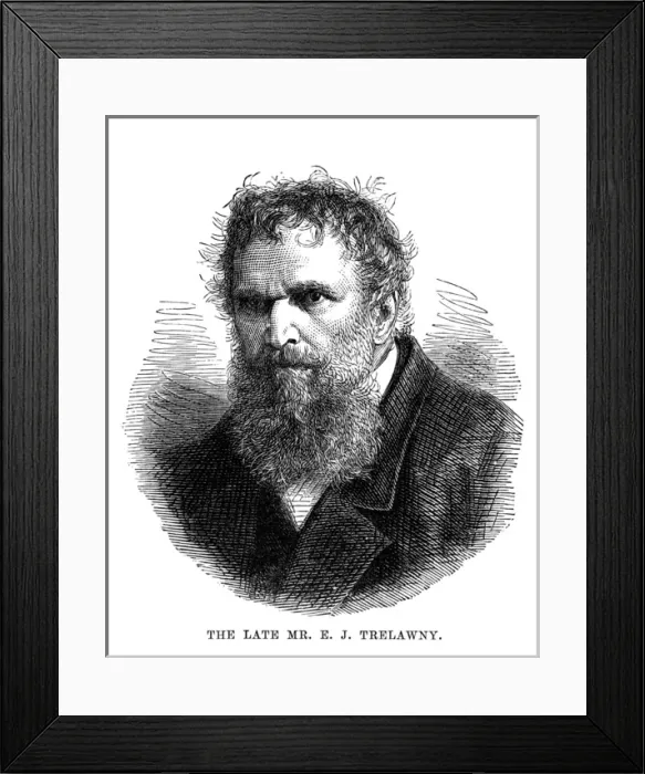 Framed Print : Edward John Trelawny Framed Print : Edward John Trelawny