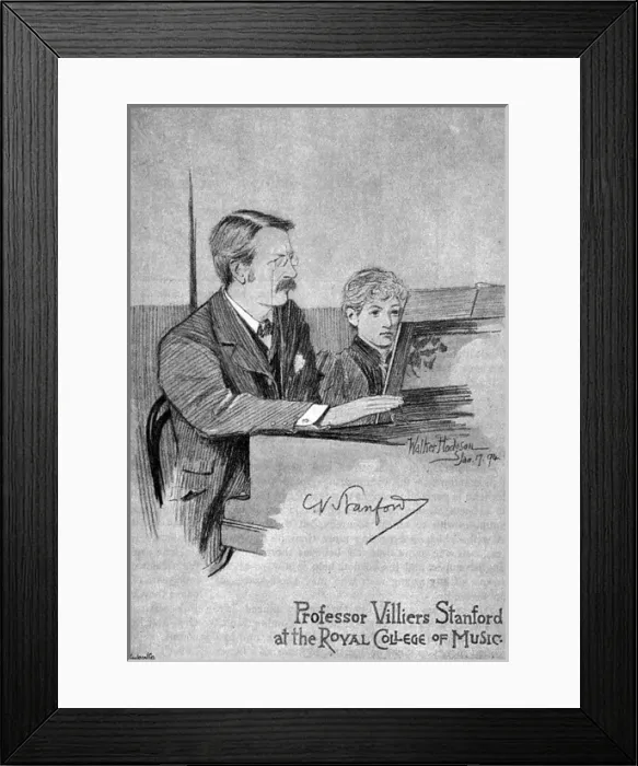 Framed Print : Stanford and Student Framed Print : Stanford and Student
