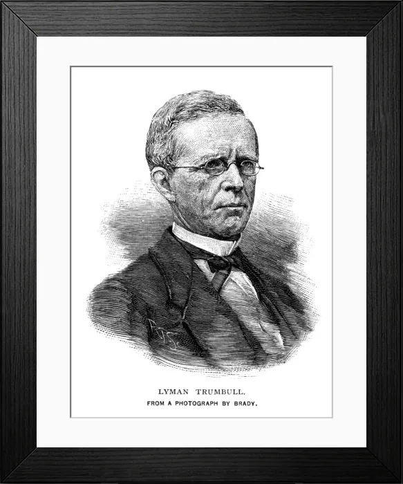Framed Print : Lyman Trumbull Framed Print : Lyman Trumbull