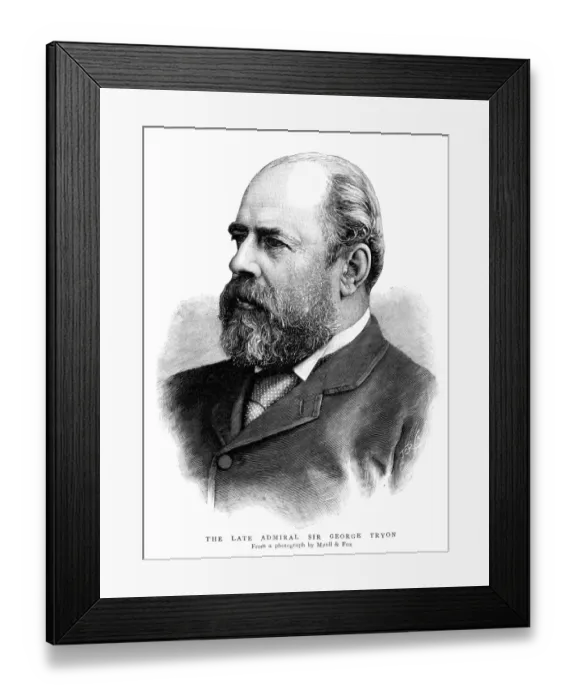 Framed Print : Sir George Tryon - 2 Framed Print : Sir George Tryon - 2