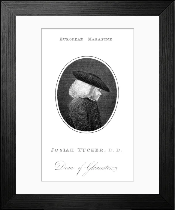 Framed Print : Josiah Tucker - 2 Framed Print : Josiah Tucker - 2