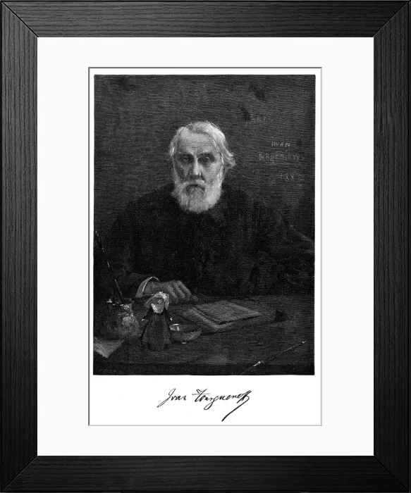 Framed Print : Ivan Turgenev Framed Print : Ivan Turgenev