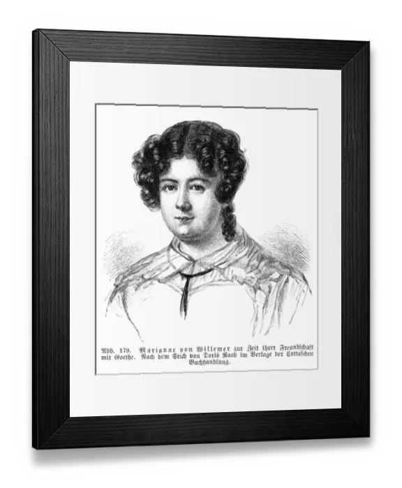 Framed Print : Marianne Von Willemer Framed Print : Marianne Von Willemer