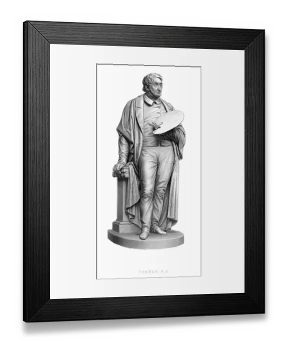 Framed Print : Turner Statue Framed Print : Turner Statue