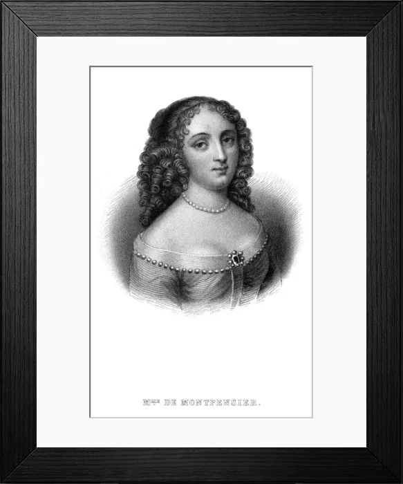 Framed Print : Duchesse Montpensier Framed Print : Duchesse Montpensier