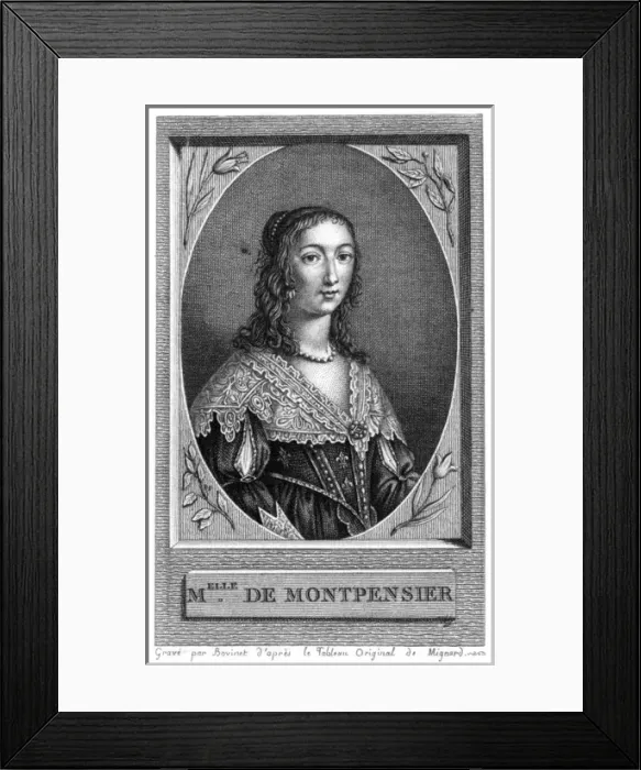 Framed Print : Duchesse Montpensier