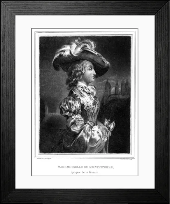 Framed Print : Duchesse Montpensier Framed Print : Duchesse Montpensier