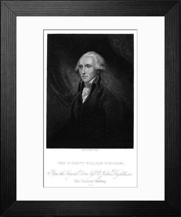 Framed Print : William Windham - 2 Framed Print : William Windham - 2