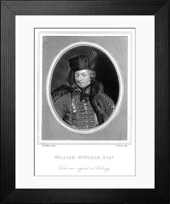 Framed Print : William Windham Framed Print : William Windham