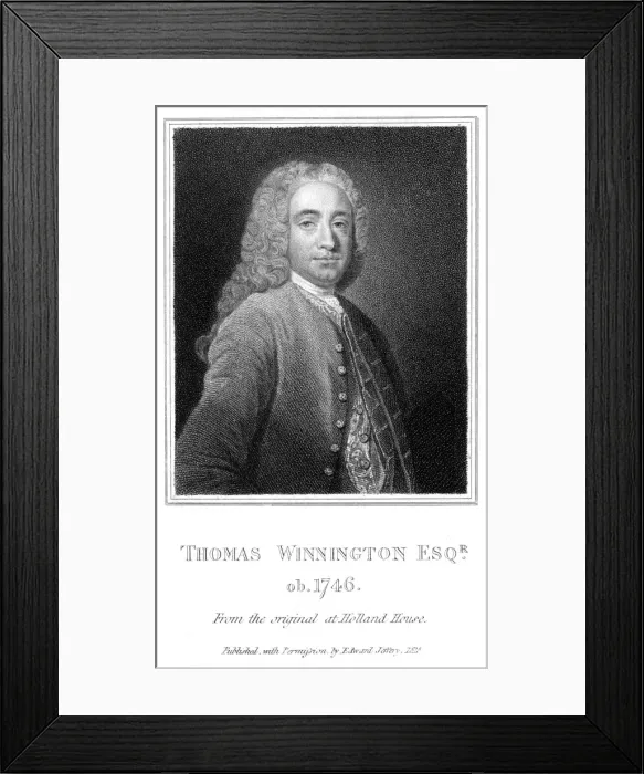 Framed Print : Thomas Winnington - 1 Framed Print : Thomas Winnington - 1