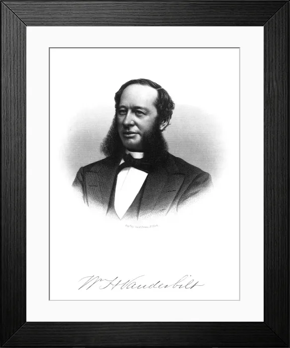 Framed Print : William Hanry Vanderbilt Framed Print : William Hanry Vanderbilt
