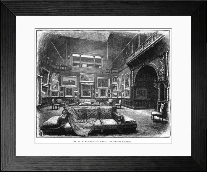 Framed Print : Vanderbilt New York Home