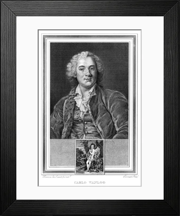 Framed Print : Carlo Vanloo - 1 Framed Print : Carlo Vanloo - 1