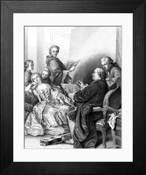 Framed Print : Carlo Vanloo - 3 Framed Print : Carlo Vanloo - 3