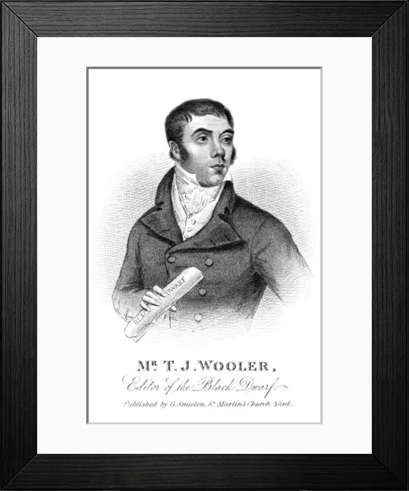 Framed Print : Thos. Jonathan Wooler Framed Print : Thos. Jonathan Wooler