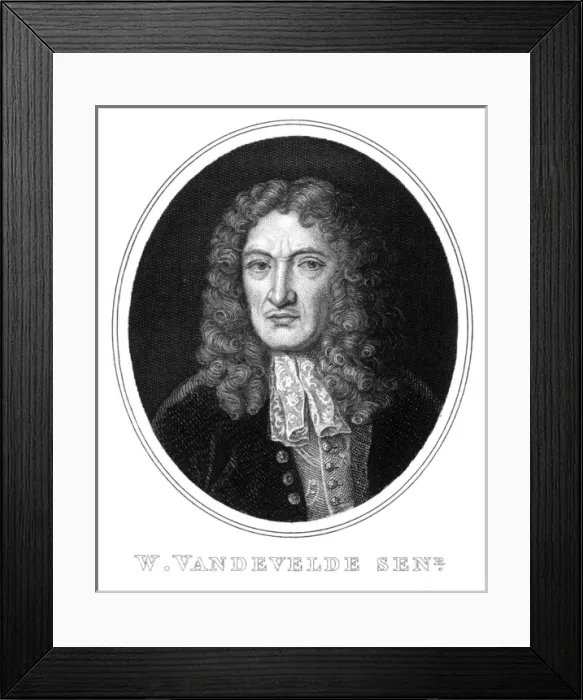 Framed Print : Willem Van De Velde Eld Framed Print : Willem Van De Velde Eld