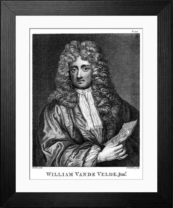 Framed Print : Willem Van De Velde Jun Framed Print : Willem Van De Velde Jun