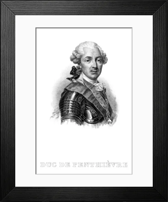 Framed Print : Louis Duc De Penthievre Framed Print : Louis Duc De Penthievre