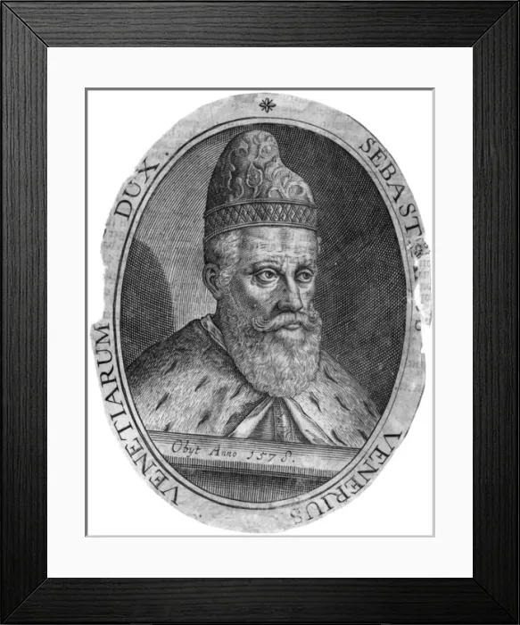 Framed Print : Sebastiano Venier - 1 Framed Print : Sebastiano Venier - 1