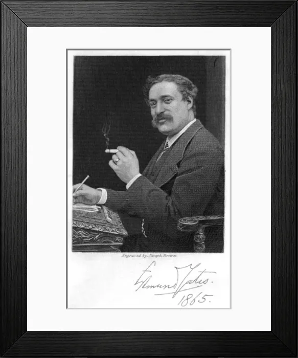 Framed Print : Edmund Yates - 3 Framed Print : Edmund Yates - 3