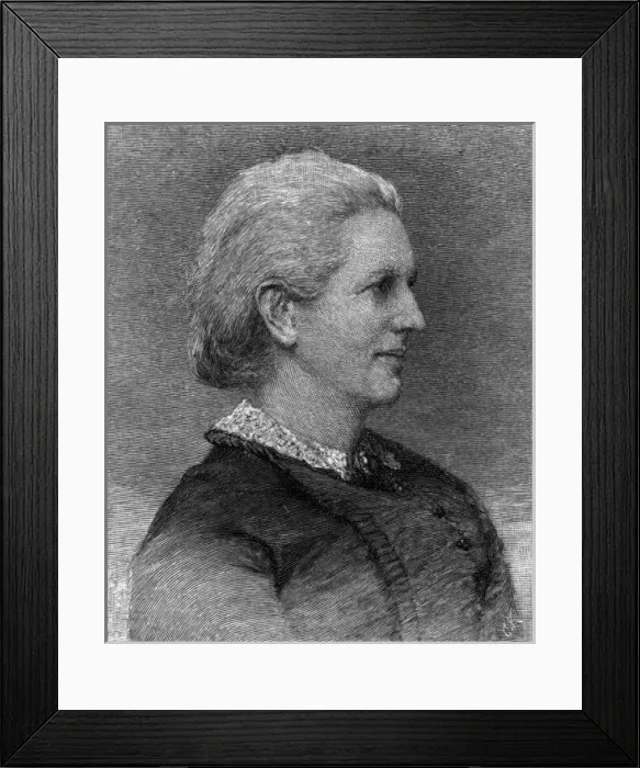 Framed Print : Charlotte Mary Yonge 1 Framed Print : Charlotte Mary Yonge 1