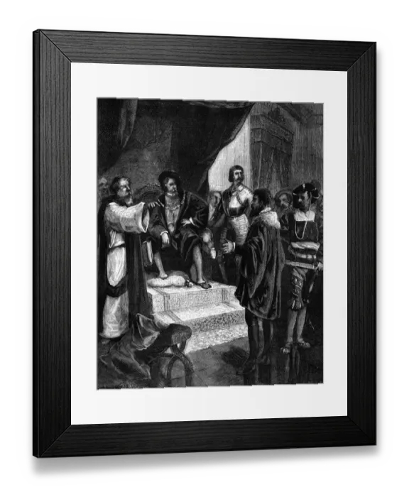 Framed Print : Vesalius Punished Framed Print : Vesalius Punished