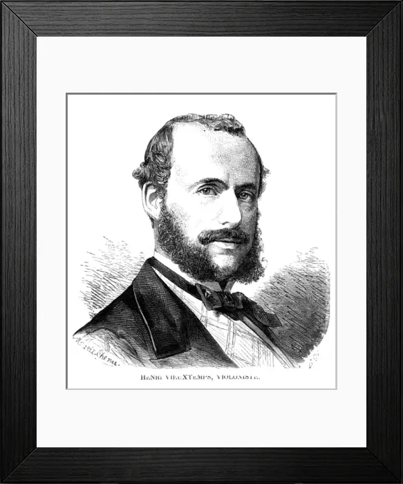 Framed Print : Henri Vieuxtemps Framed Print : Henri Vieuxtemps