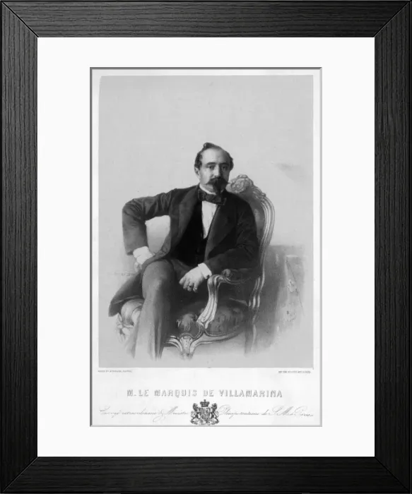 Framed Print : Marchese Di Villamarina Framed Print : Marchese Di Villamarina