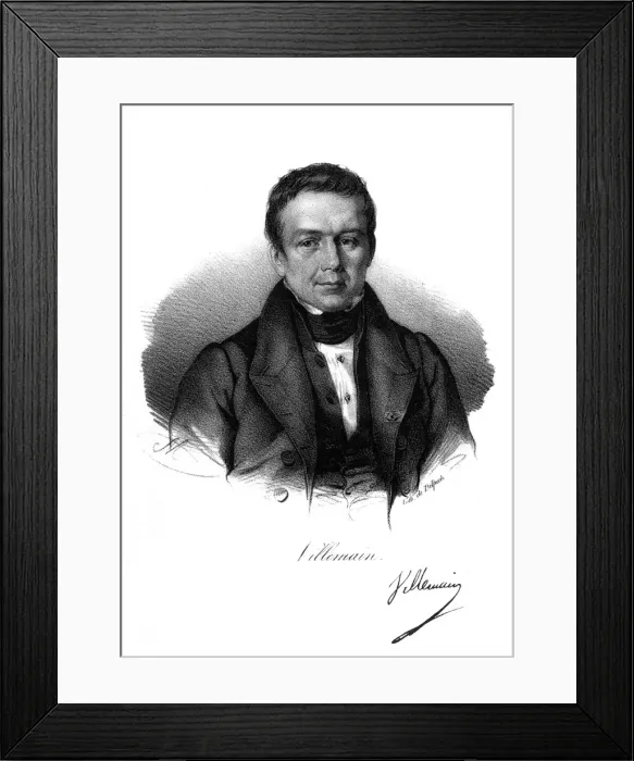 Framed Print : Abel Francois Villemain Framed Print : Abel Francois Villemain