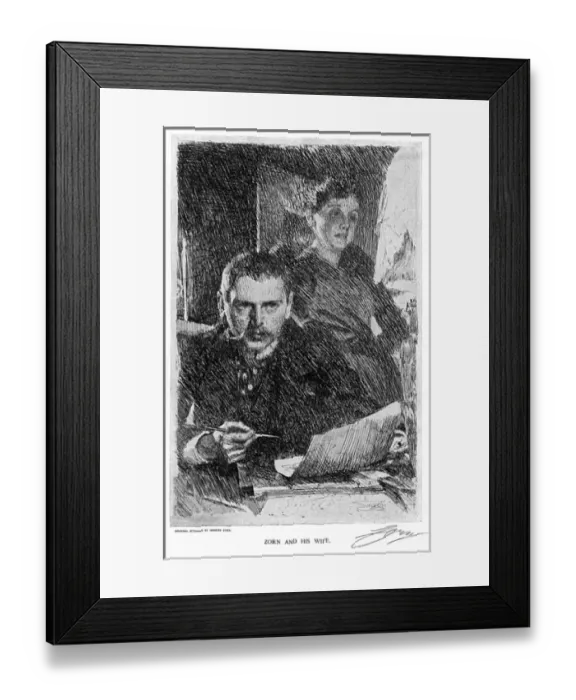 Framed Print : Anders Zorn Framed Print : Anders Zorn