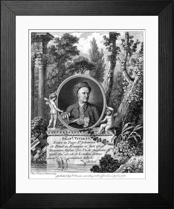 Framed Print : Francois Vivares Framed Print : Francois Vivares