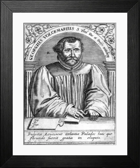 Framed Print : Georg Volckmar Framed Print : Georg Volckmar