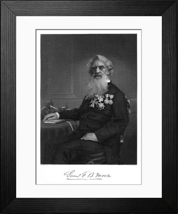 Framed Print : Samuel Morse Framed Print : Samuel Morse