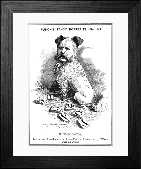 Framed Print : Wm. Henry Waddington