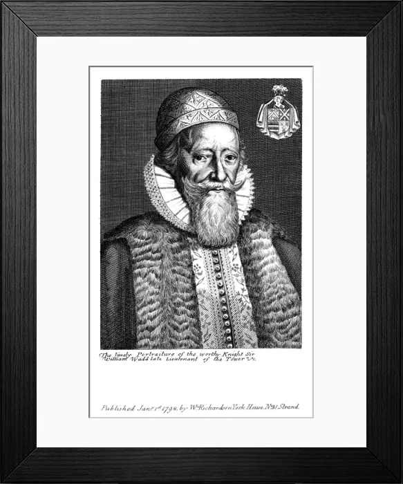 Framed Print : Sir William Waad Framed Print : Sir William Waad