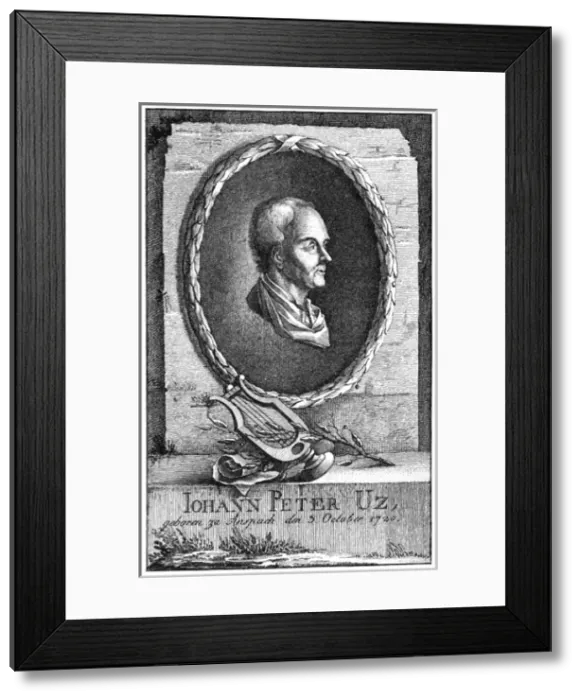 Framed Print : Johann Peter Uz - 1 Framed Print : Johann Peter Uz - 1