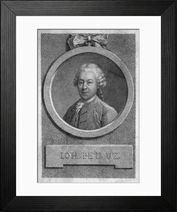 Framed Print : Johann Peter Uz - 2 Framed Print : Johann Peter Uz - 2