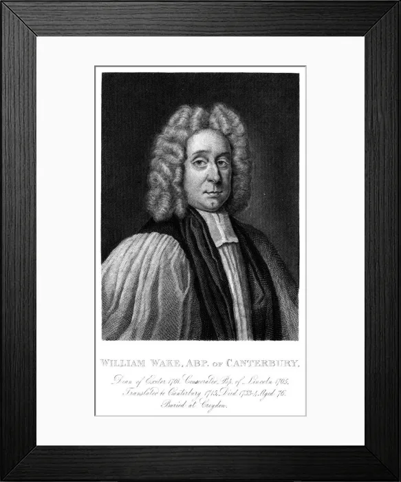 Framed Print : William Wake Framed Print : William Wake