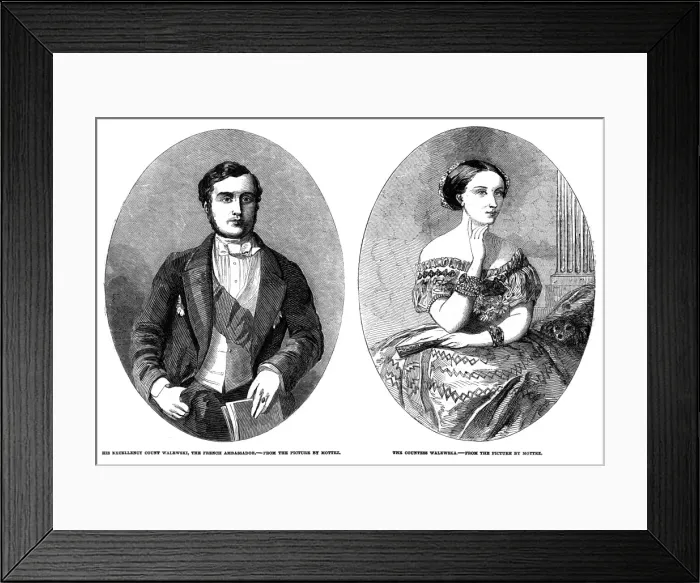 Framed Print : Alexandre Walewski + W Framed Print : Alexandre Walewski + W