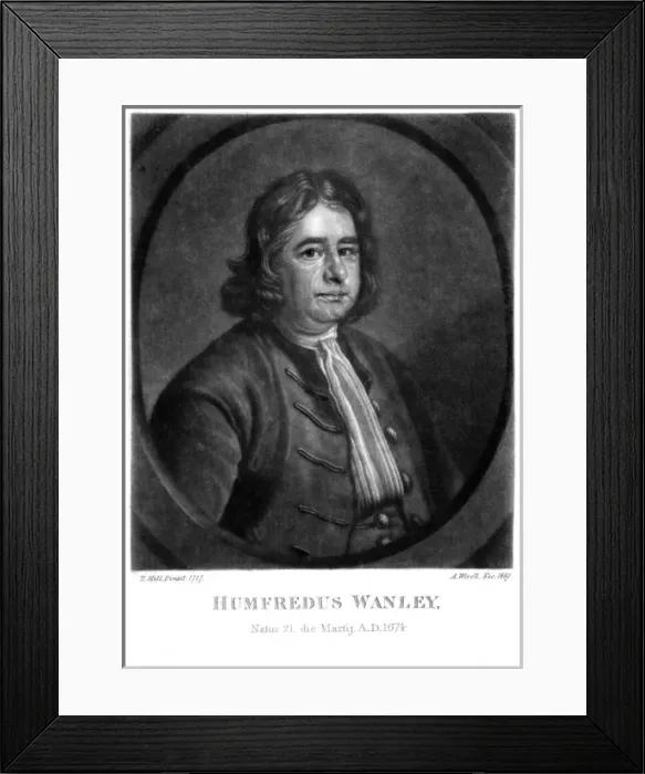 Framed Print : Humphrey Wanley Framed Print : Humphrey Wanley