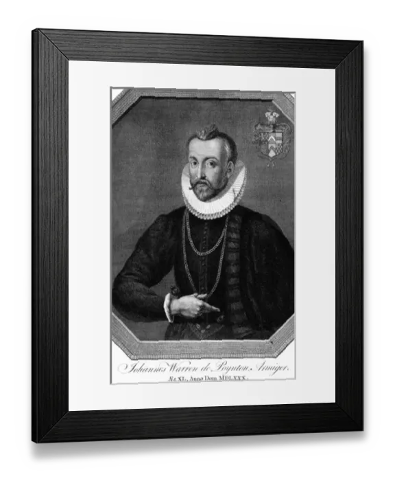 Framed Print : Sir John Warren Framed Print : Sir John Warren