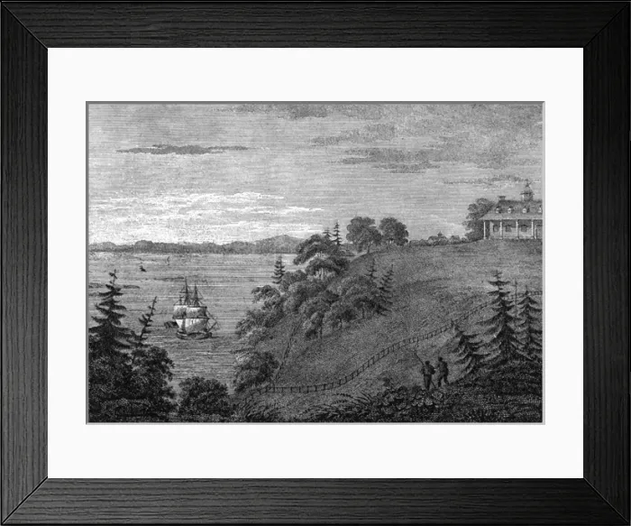 Framed Print : Mt Vernon and River Framed Print : Mt Vernon and River