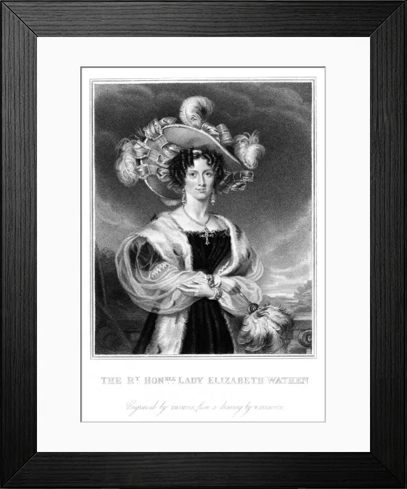 Framed Print : Elizabeth Wathen - 1 Framed Print : Elizabeth Wathen - 1