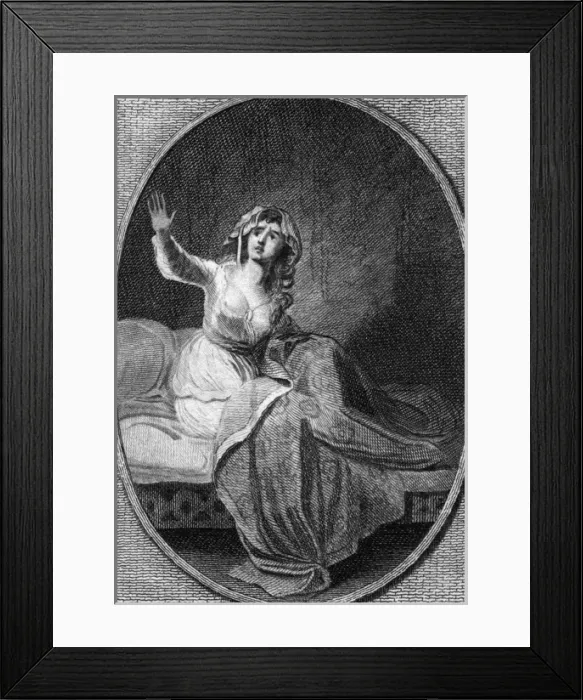 Framed Print : Siddons as Desdemona Framed Print : Siddons as Desdemona
