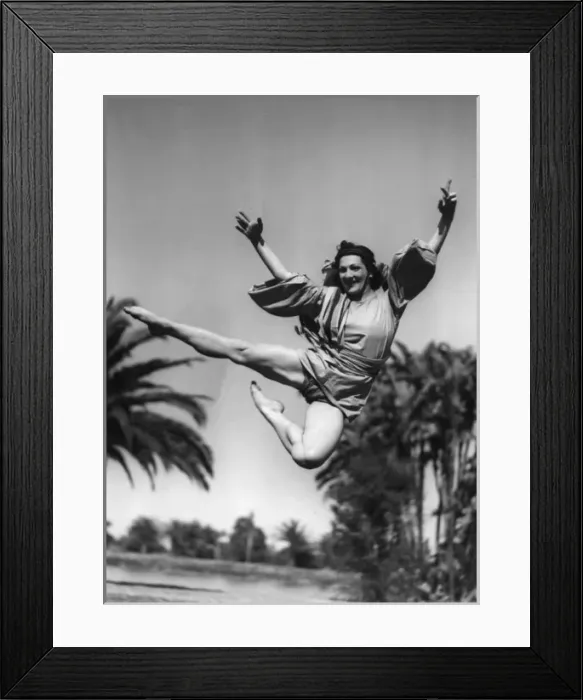 Framed Print : Flying Ballerina Framed Print : Flying Ballerina