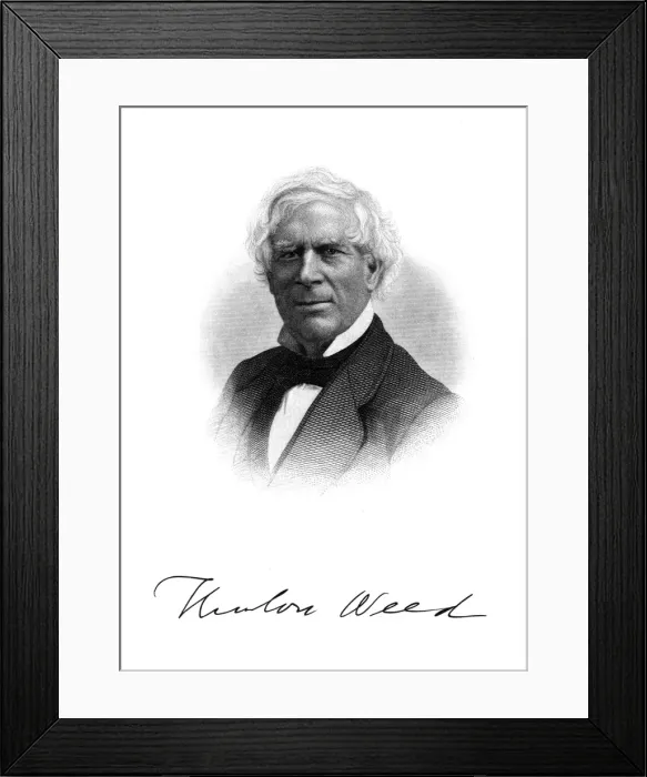 Framed Print : Thurlow Weed Framed Print : Thurlow Weed