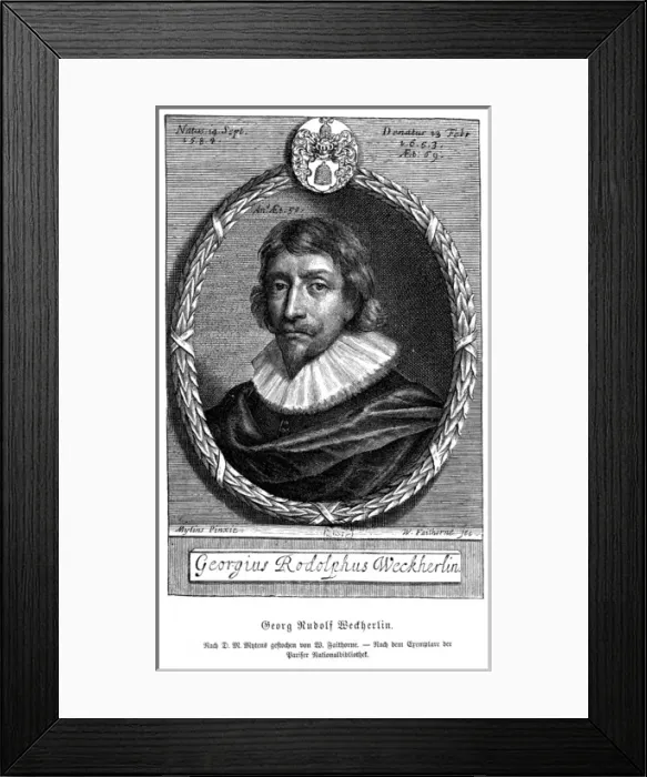Framed Print : Georg Weckherlin Framed Print : Georg Weckherlin