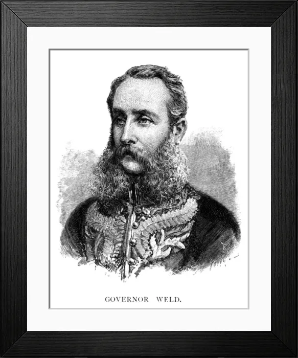 Framed Print : Sir Frederick Weld Framed Print : Sir Frederick Weld